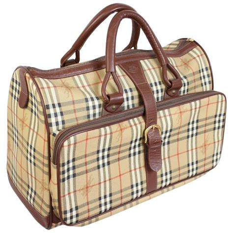 burberry small duffle bag vintage|burberry leather duffle bag.